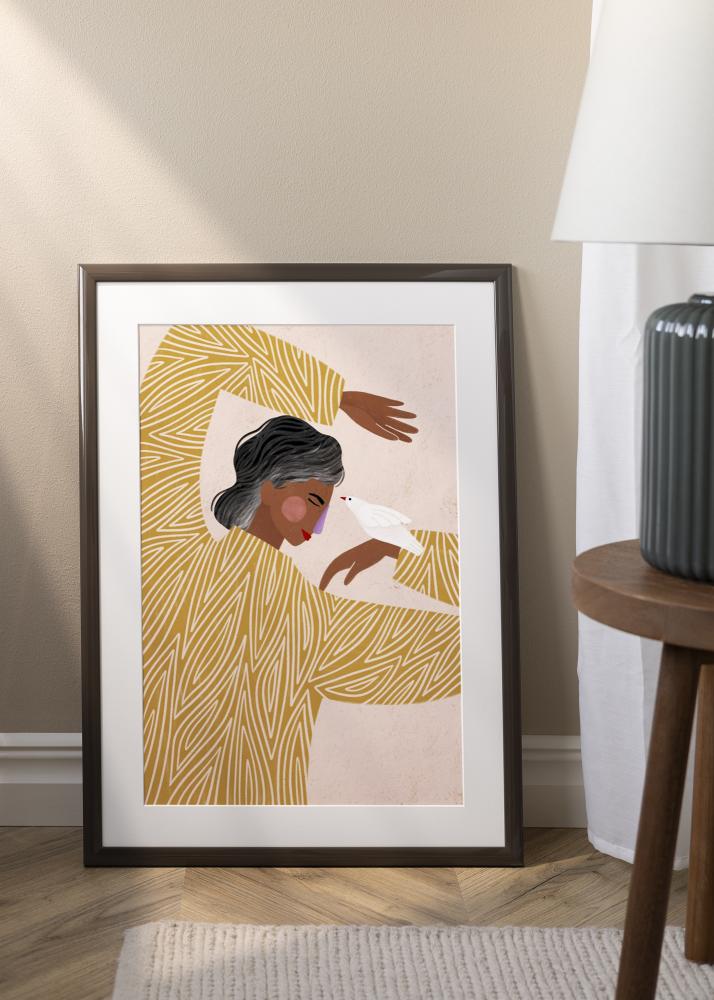 Jämtlands Ramfabrik Kader Dorset Acrylglas Donkergrijs 59,4x84,1 cm (A1)