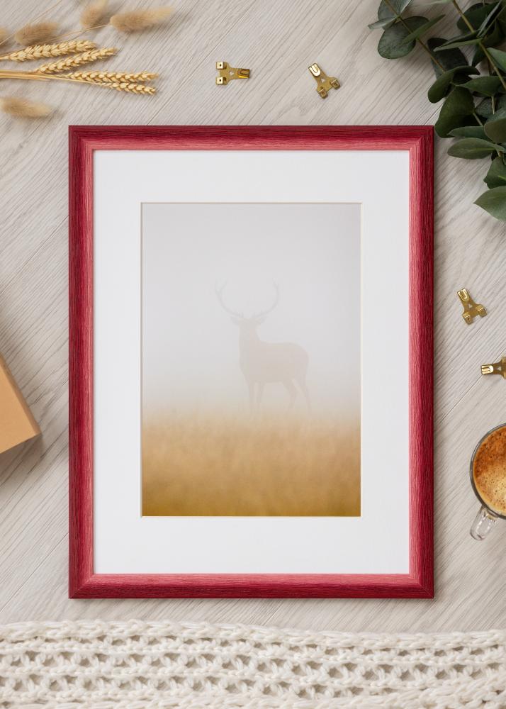 Jämtlands Ramfabrik Kader Cornwall Acrylglas Donkerrood 40x50 cm