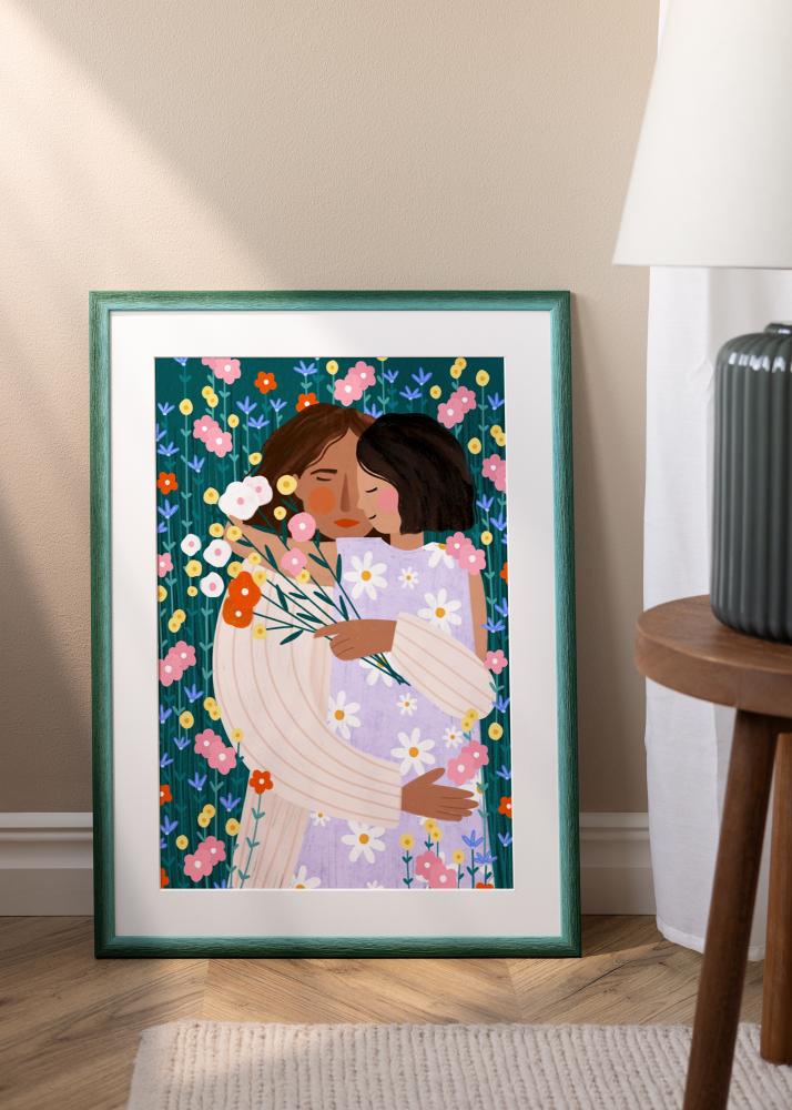 Jämtlands Ramfabrik Kader Cornwall Acrylglas Donkergroen 40x50 cm