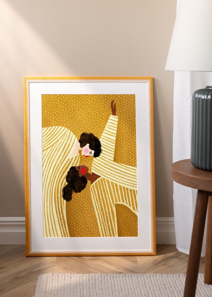 Jämtlands Ramfabrik Kader Cornwall Acrylglas Goud 30x40 cm