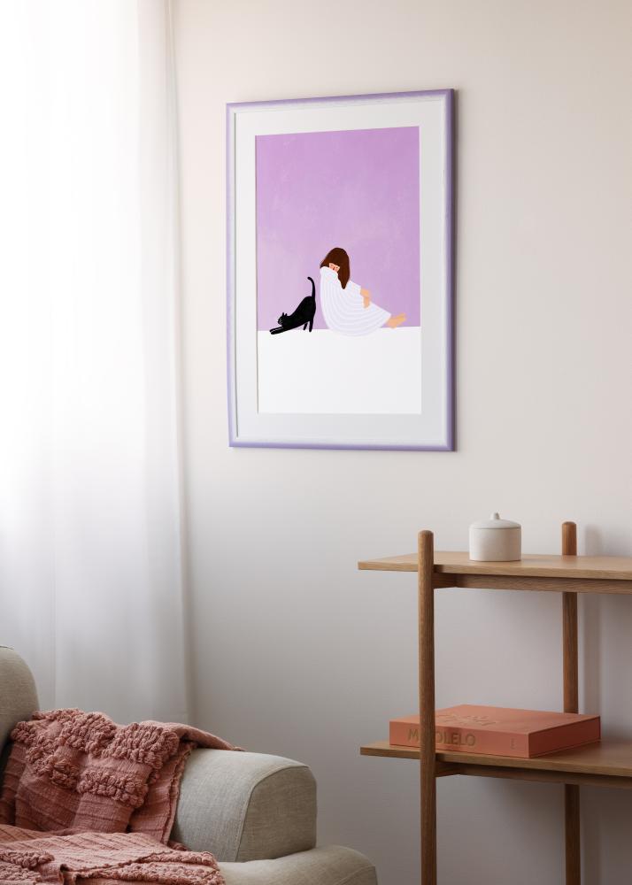 Jämtlands Ramfabrik Kader Cornwall Acrylglas Lichtpaars 40x50 cm