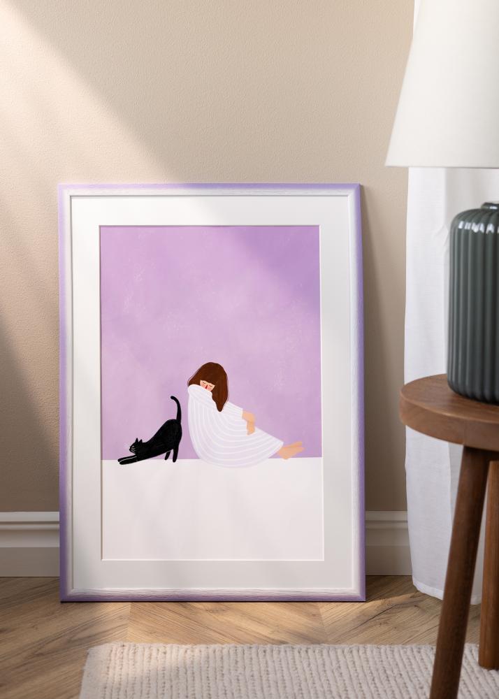 Jämtlands Ramfabrik Kader Cornwall Acrylglas Lichtpaars 40x50 cm