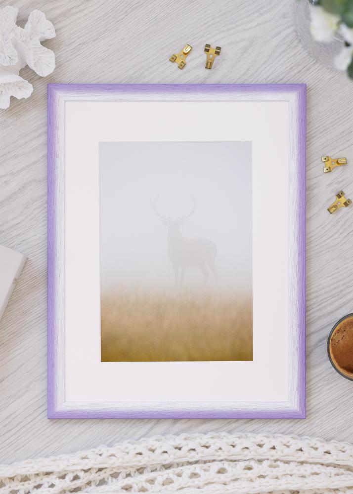 Jämtlands Ramfabrik Kader Cornwall Acrylglas Lichtpaars 40x50 cm