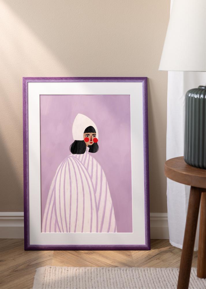 Jämtlands Ramfabrik Kader Cornwall Acrylglas Paars 40x50 cm