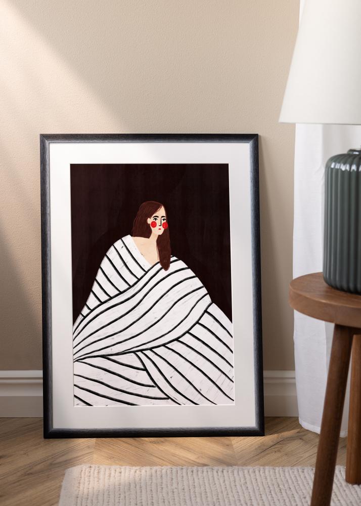 Jämtlands Ramfabrik Kader Cornwall Acrylglas Zwart 70x100 cm