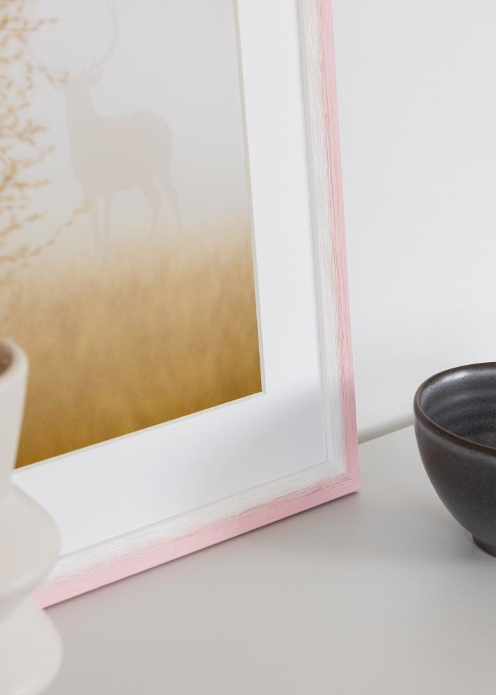 Jämtlands Ramfabrik Kader Cornwall Acrylglas Roze 40x50 cm