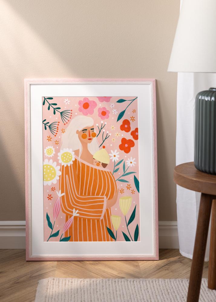 Jämtlands Ramfabrik Kader Cornwall Acrylglas Roze 40x50 cm