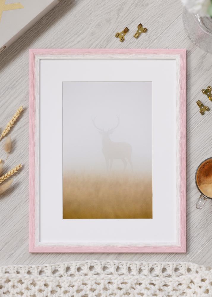 Jämtlands Ramfabrik Kader Cornwall Acrylglas Roze 40x50 cm