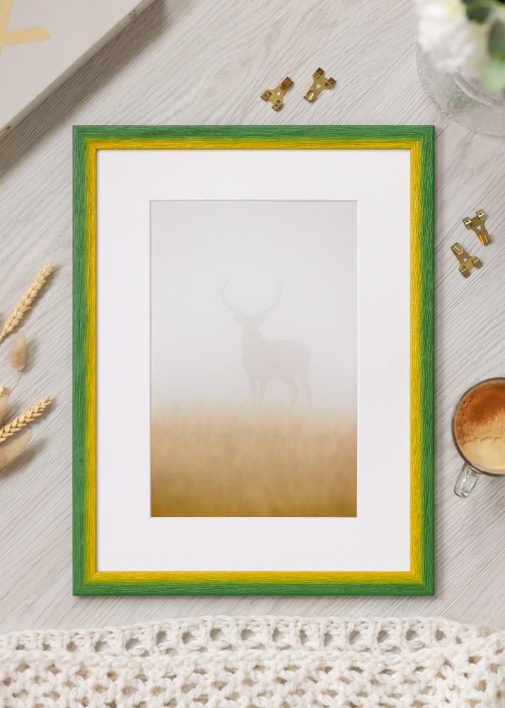 Jämtlands Ramfabrik Kader Cornwall Acrylglas Groen 30x30 cm