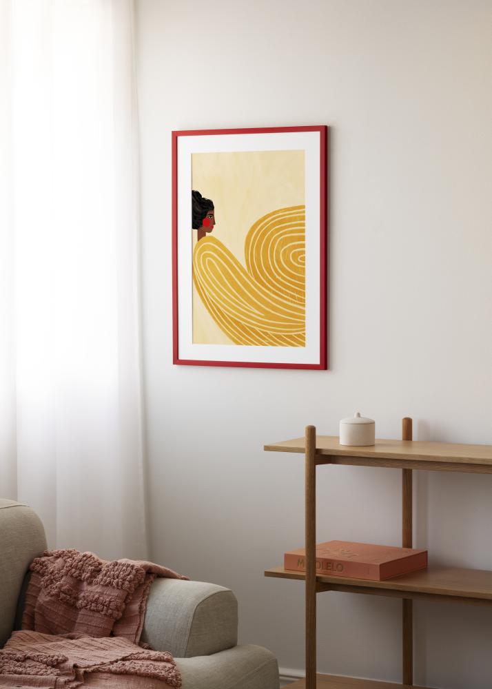 Jämtlands Ramfabrik Kader Kent Acrylglas Rood 60x80 cm