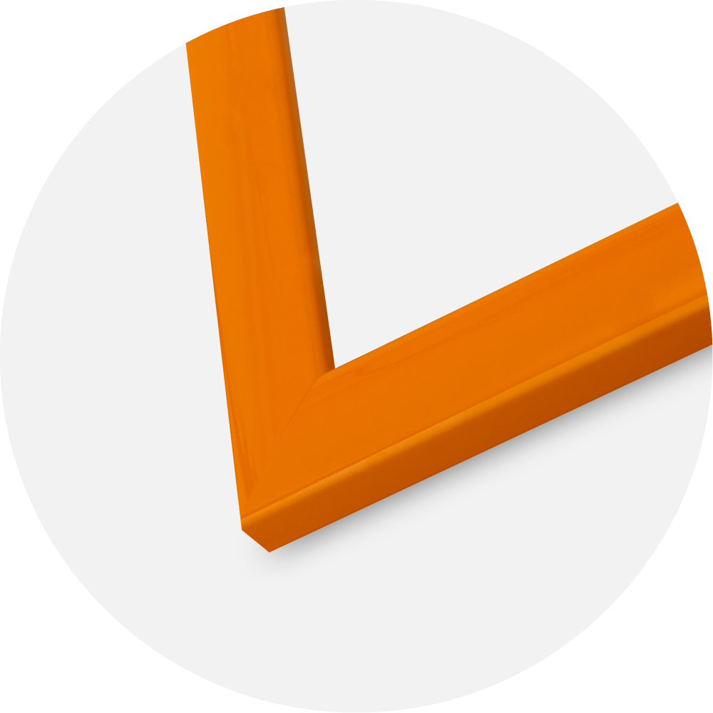 Jämtlands Ramfabrik Kader Dorset Acrylglas Oranje 40x50 cm