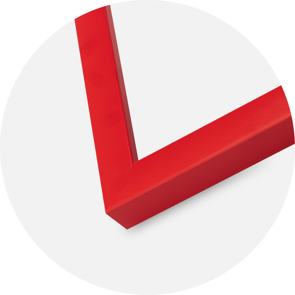 Jämtlands Ramfabrik Kader Kent Acrylglas Rood 40x50 cm