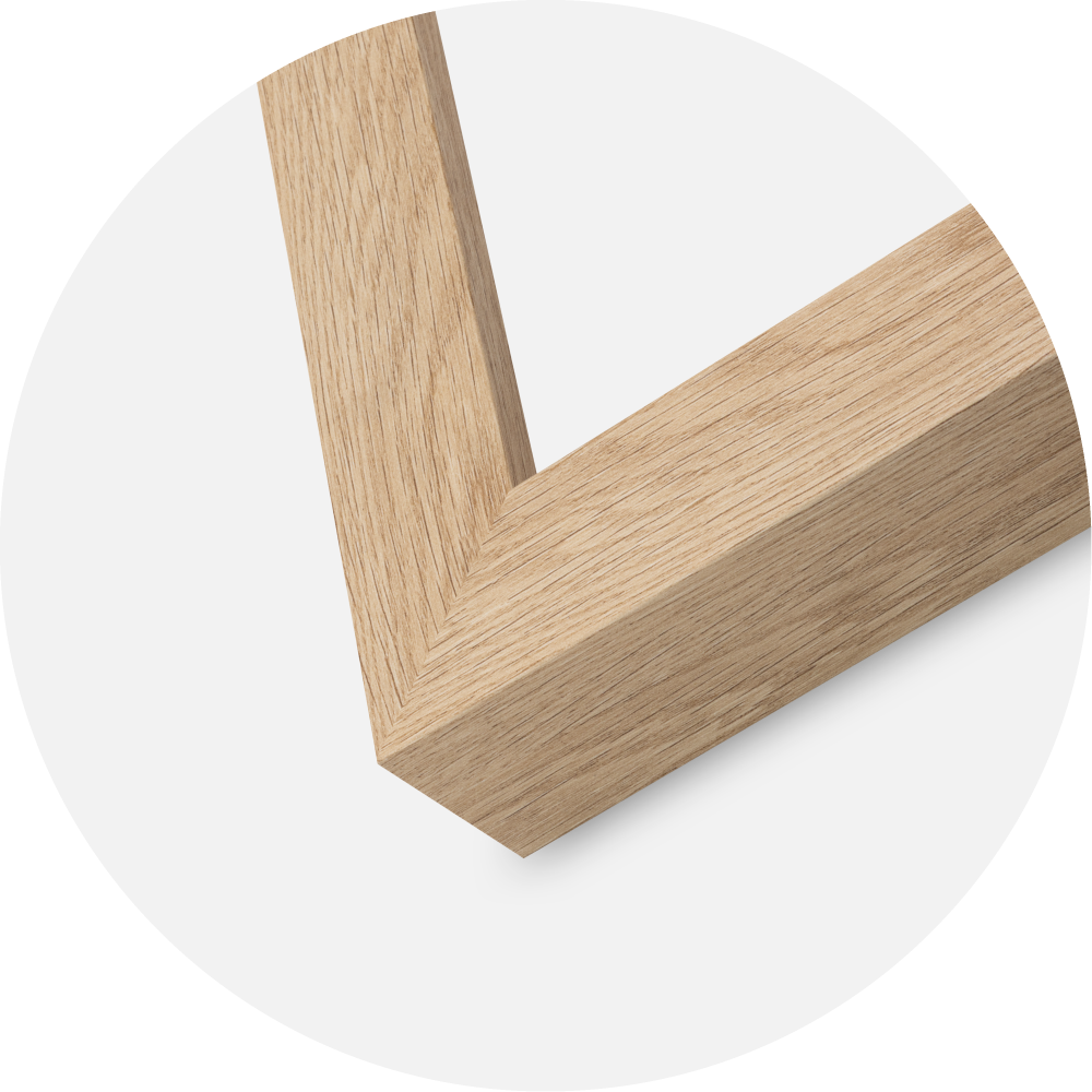 Jämtlands Ramfabrik Kader Wells Acrylglas Eik 40x40 cm