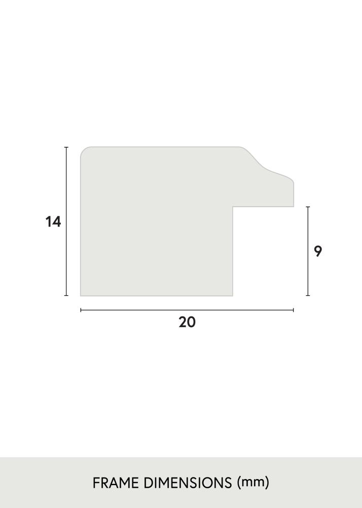 Jämtlands Ramfabrik Kader Whitby Acrylglas Paars 40x40 cm