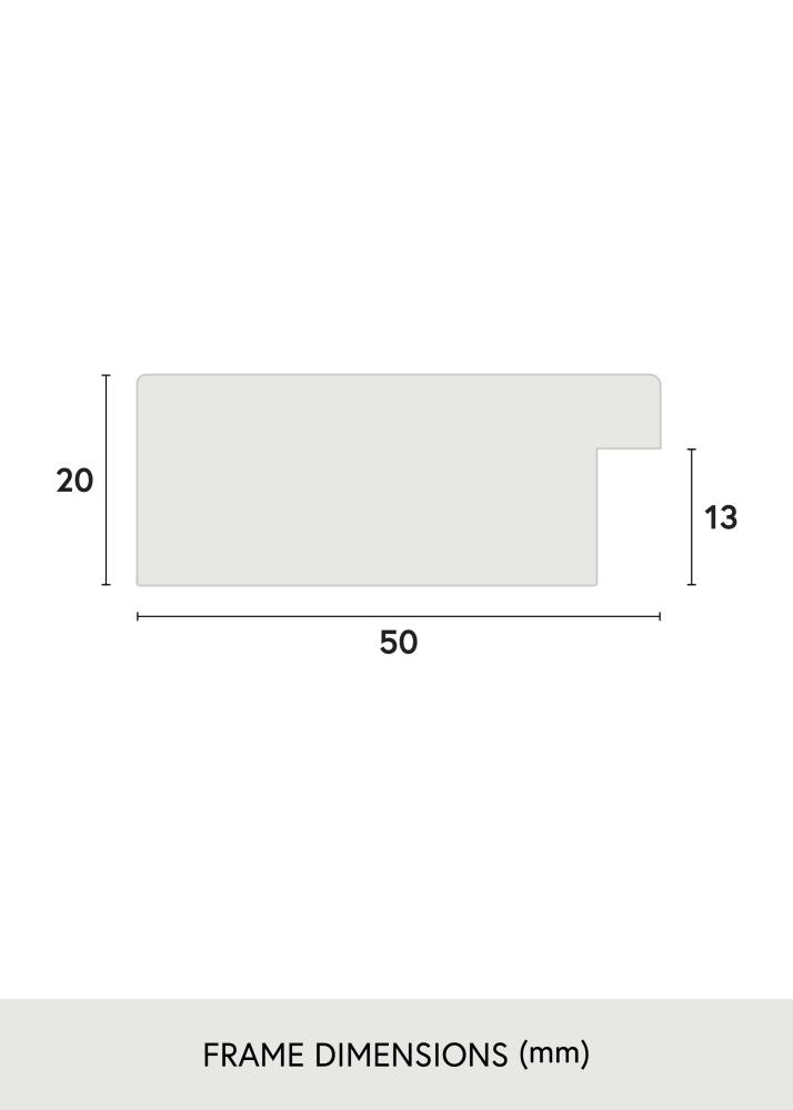 Jämtlands Ramfabrik Kader Pembrokeshire Acrylglas Eik 40x40 cm