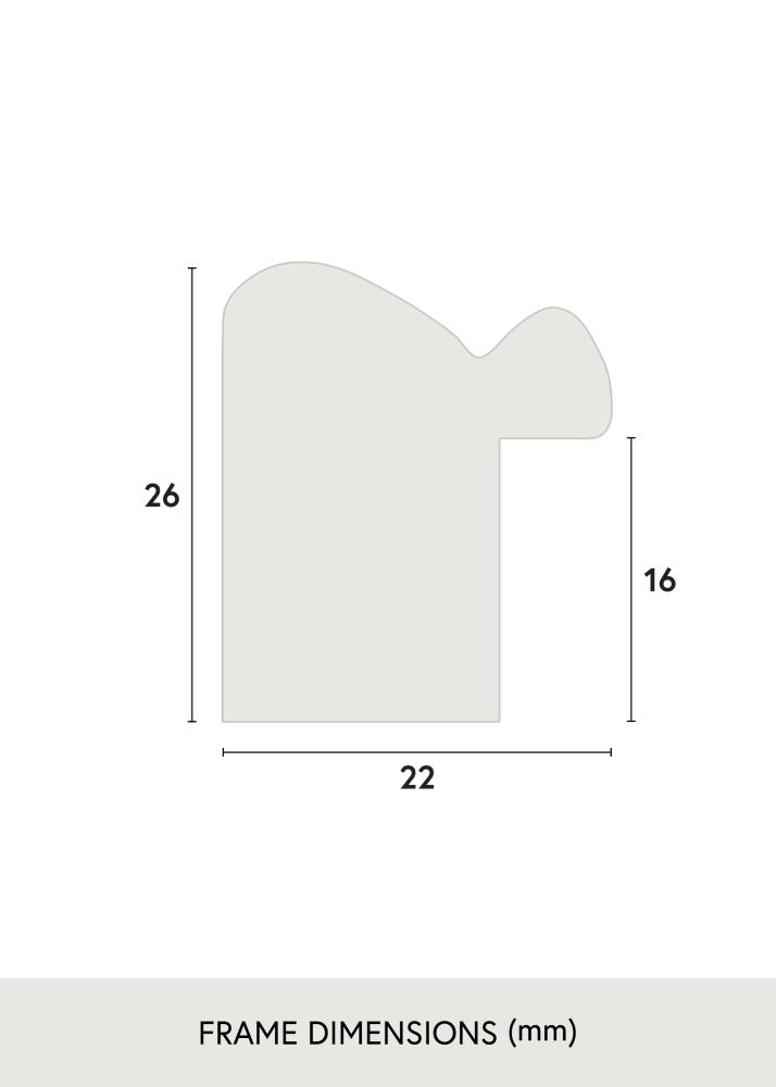 Jämtlands Ramfabrik Kader Canterbury Acrylglas Groen 60x80 cm