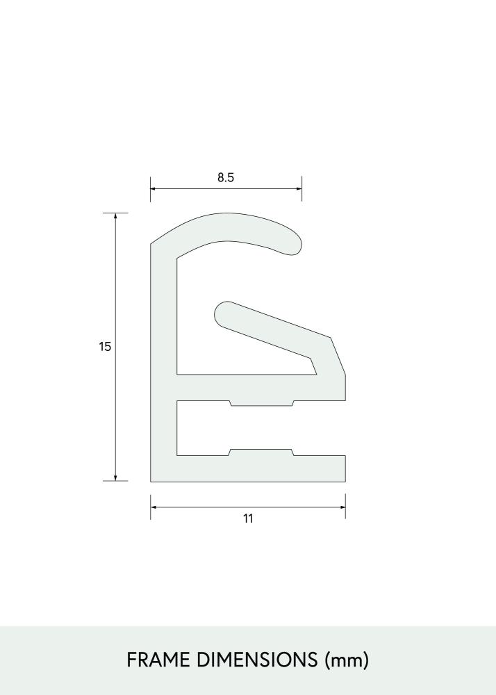 Innova Puzzelkader Zwart 37,5x98 cm
