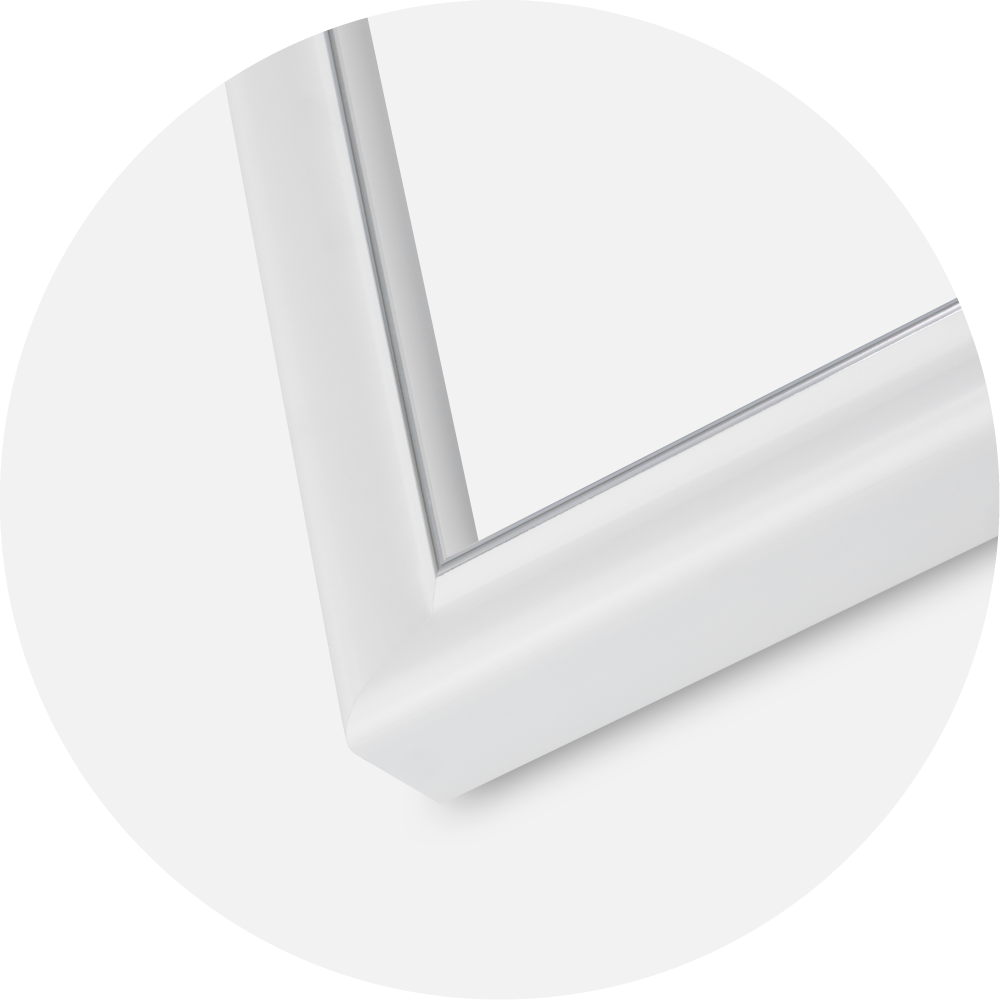 Jämtlands Ramfabrik Kader Canterbury Acrylglas Wit 40x40 cm