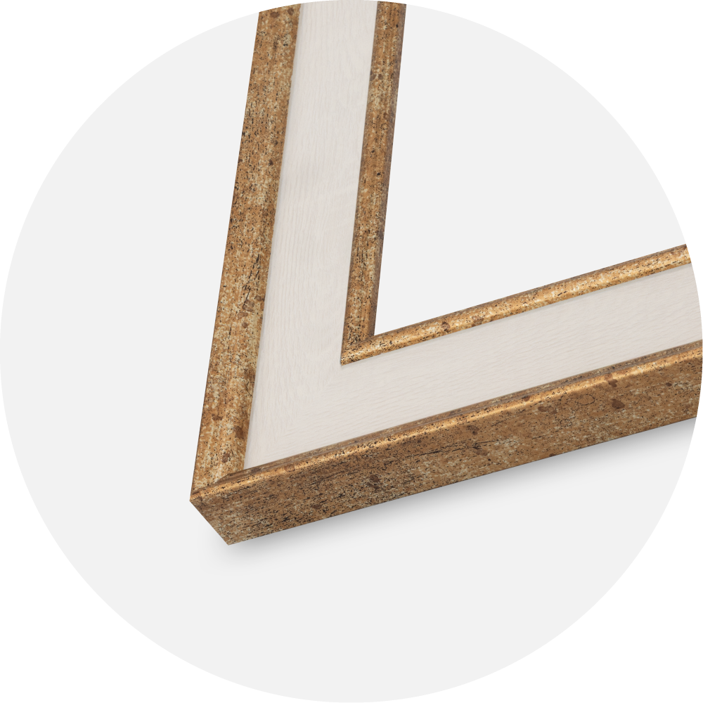 Jämtlands Ramfabrik Kader Dolly Acrylglas Goud 21x29.7 cm (A4)