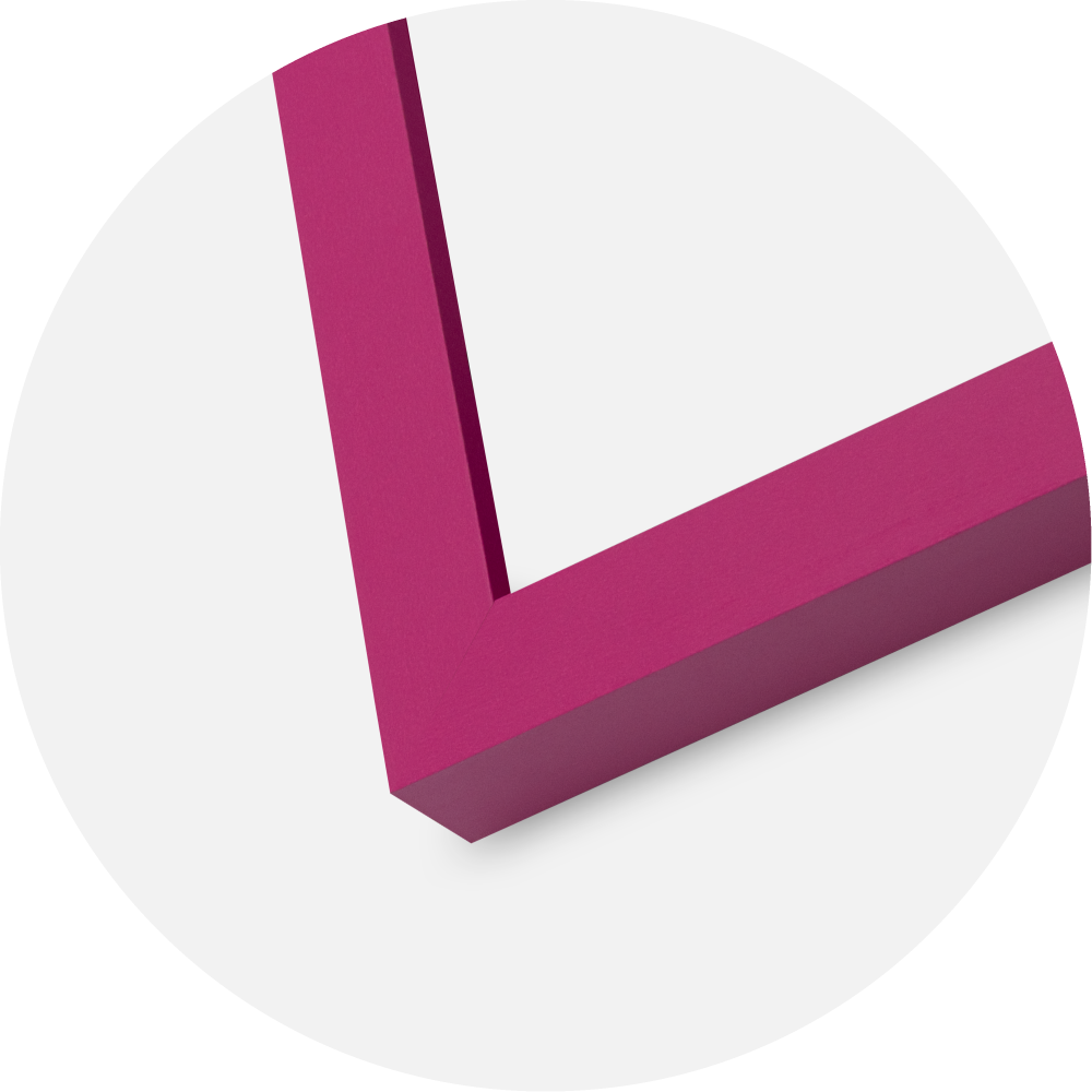 Jämtlands Ramfabrik Kader Selection Acrylglas Bubblegum Pink 21x29.7 cm (A4)