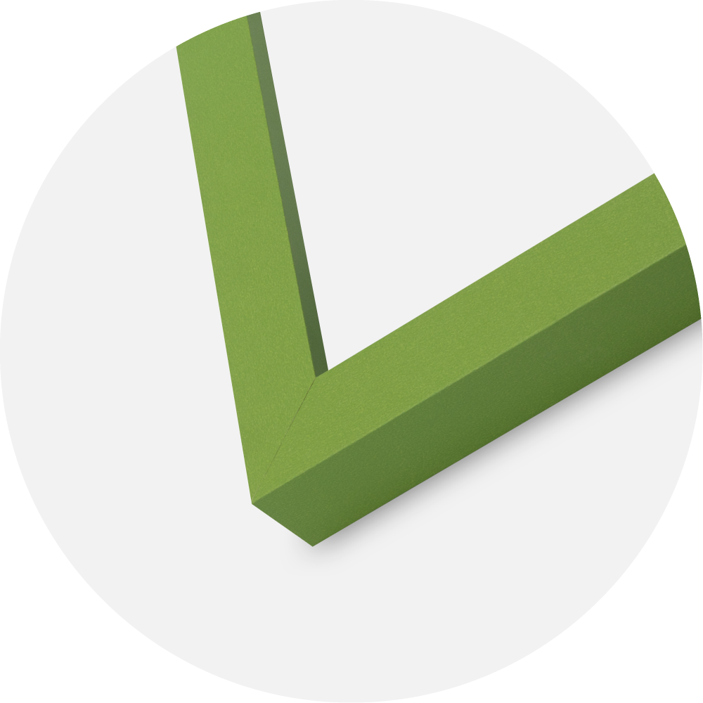 Jämtlands Ramfabrik Kader Selection Acrylglas Lime Green 50x50 cm