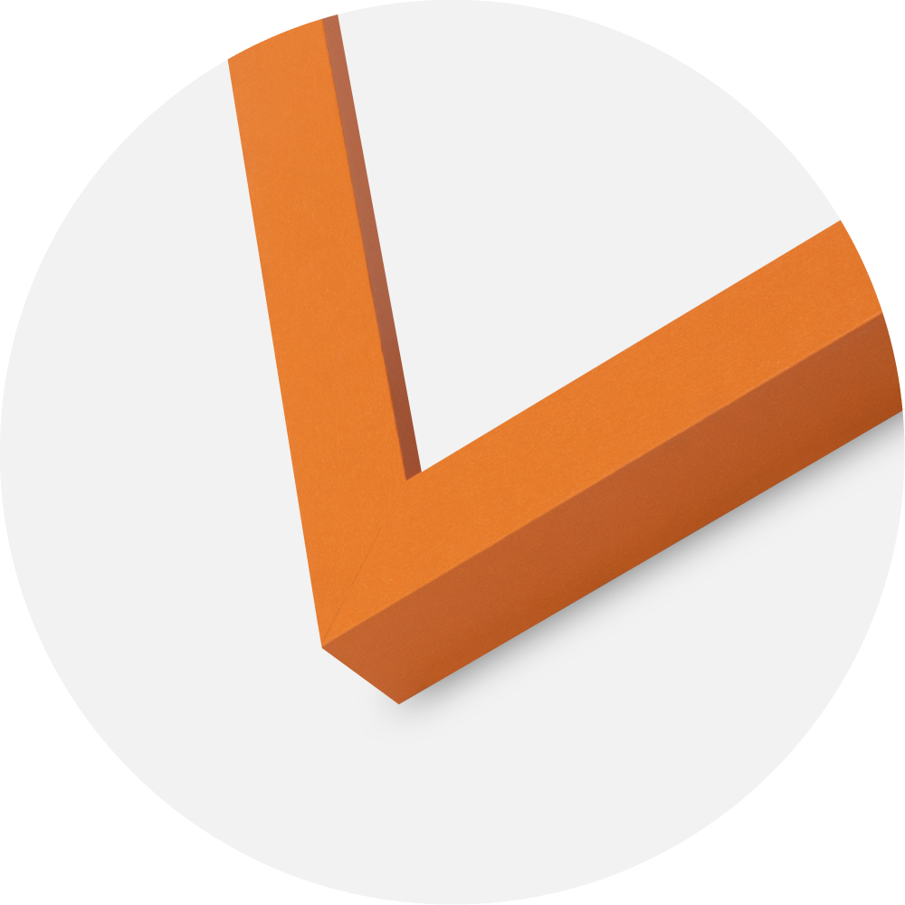 Jämtlands Ramfabrik Kader Selection Acrylglas Orange 42x59.4 cm (A2)