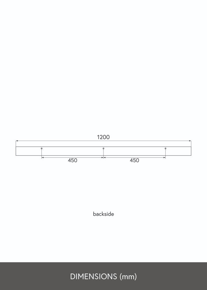 KAILA KAILA Fotoplank Massief eiken 120 cm