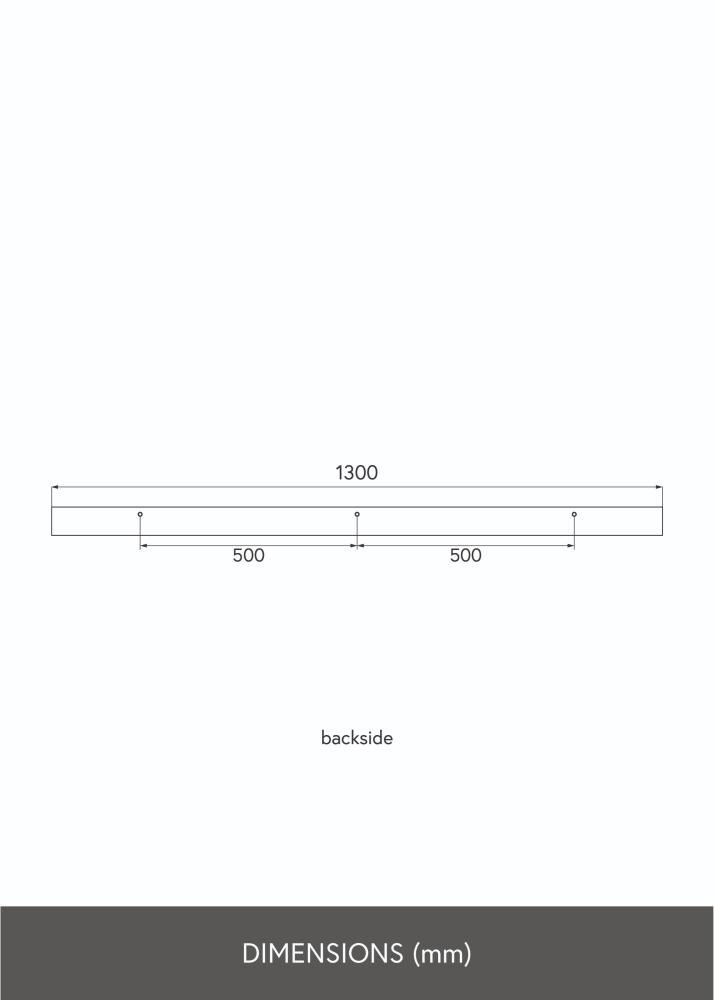 KAILA KAILA Fotoplank Zwart 130 cm