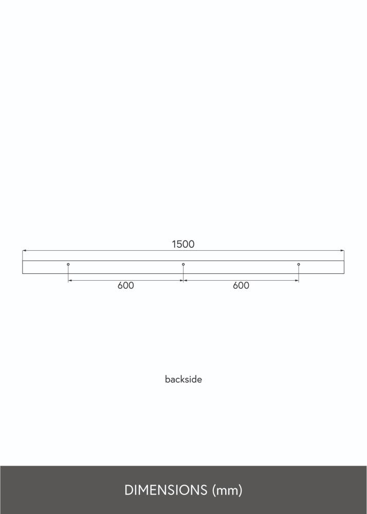KAILA KAILA Fotoplank Massief eiken 150 cm