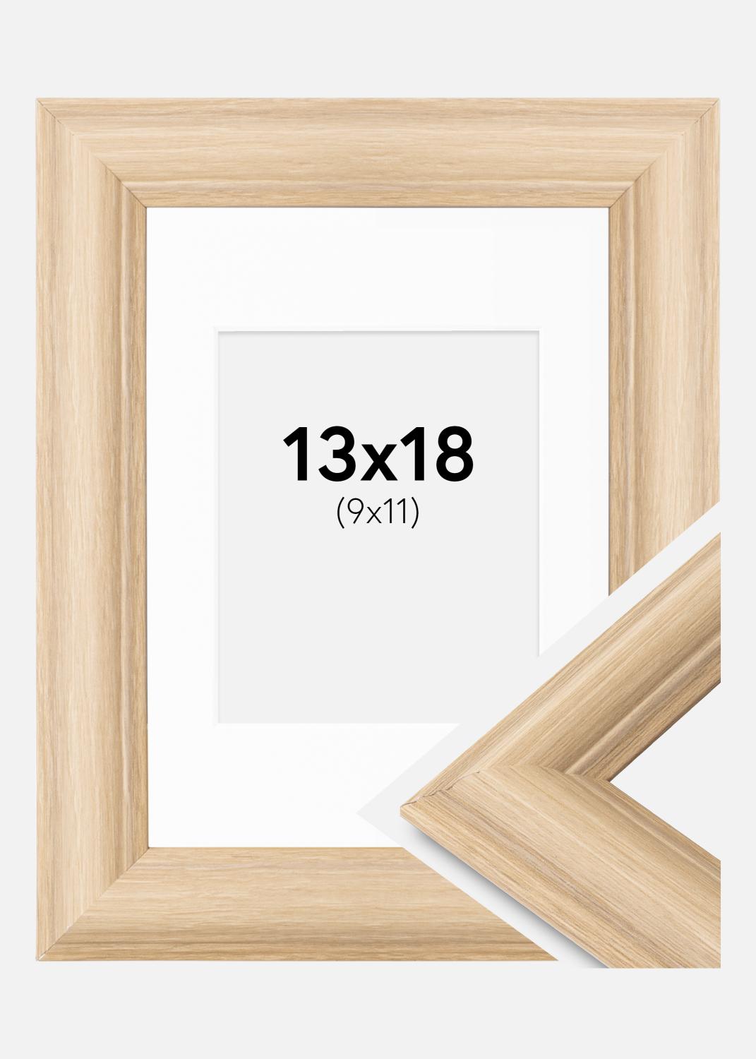 Product Image for Fotokader Västkusten Eik 13x18 cm - Passe-partout Wit 10x12 cm