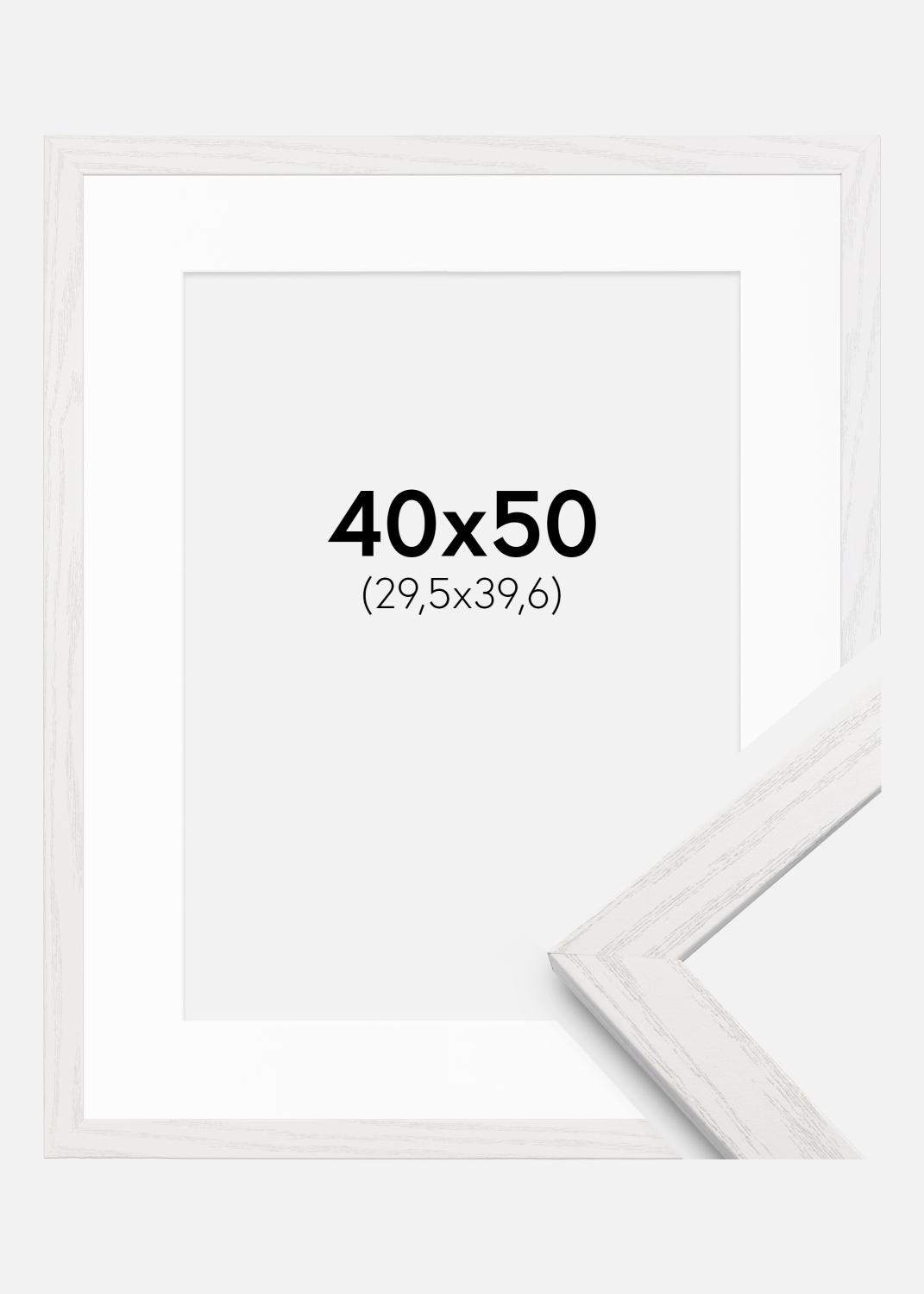 Product Image for Fotokader Stilren Wit eik 40x50 cm - Passe-partout Wit 12x16 inches