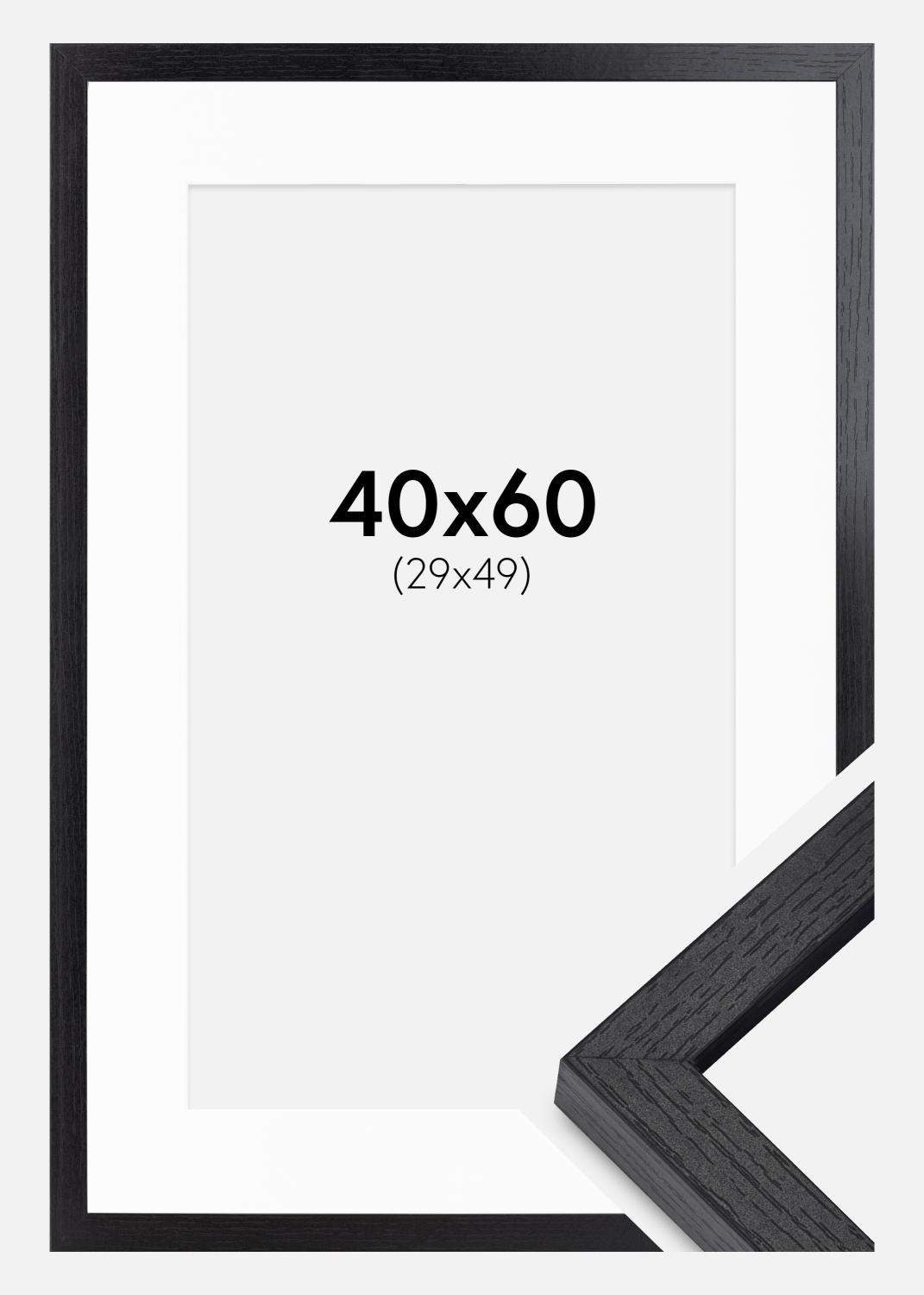 Product Image for BGA Doos Fotokader Zwart 40x60 cm - Passe-partout Wit 30x50 cm