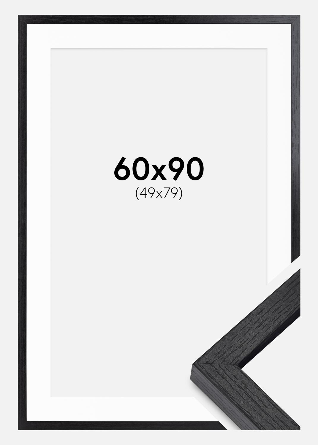 Product Image for BGA Doos Fotokader Zwart 60x90 cm - Passe-partout Wit 50x80 cm