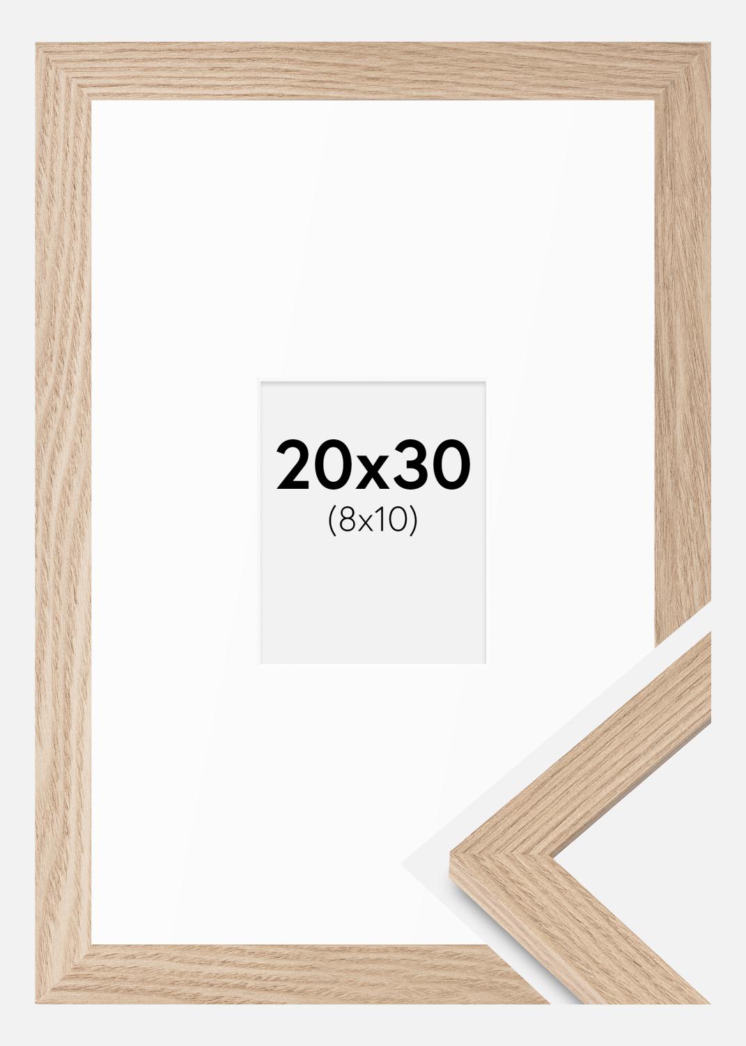 Product Image for Fotokader BGA Classic Eik 20x30 cm - Passe-partout Wit 9x11 cm