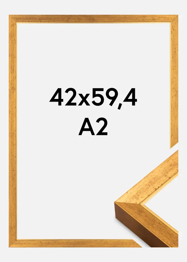 Ramverkstad Kader Brema Acrylglas Goud 42x59,4 cm (A2)