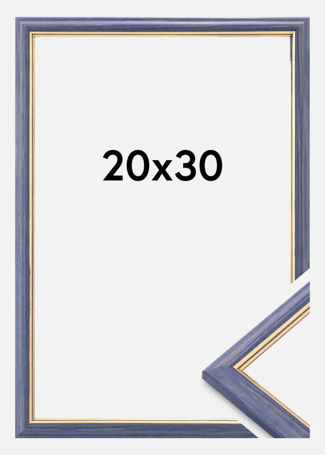 Jämtlands Ramfabrik Kader Claudia Acrylglas Blauw 20x30 cm