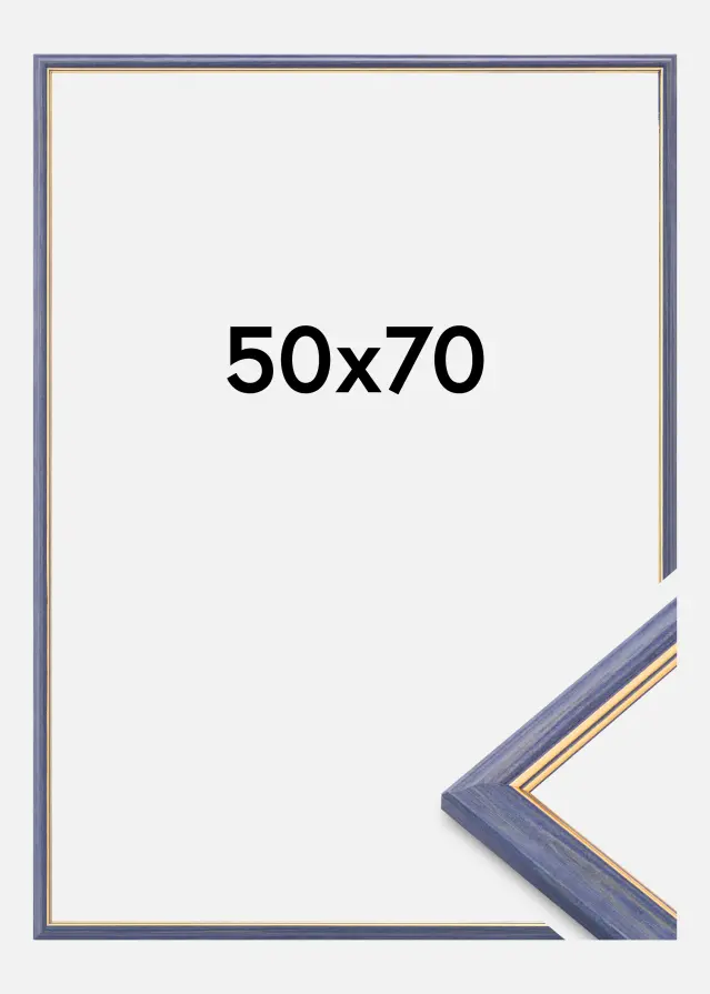 Jämtlands Ramfabrik Kader Claudia Acrylglas Blauw 50x70 cm