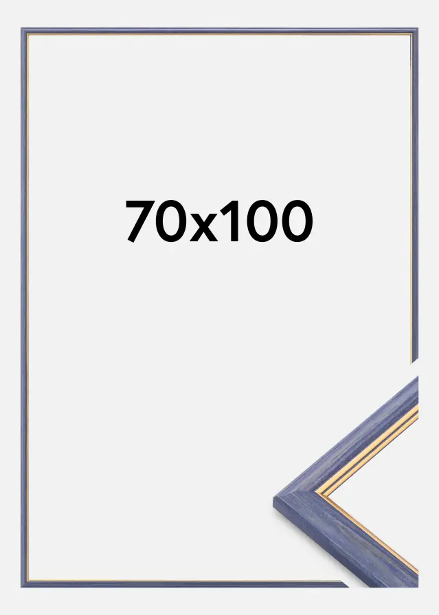 Jämtlands Ramfabrik Kader Claudia Acrylglas Blauw 70x100 cm