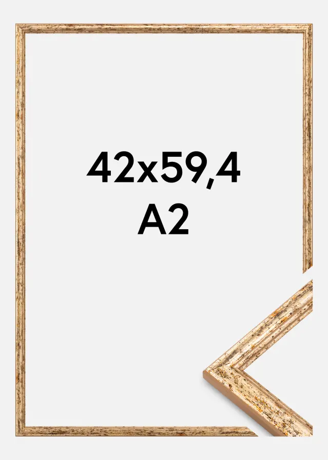 Jämtlands Ramfabrik Kader Claudia Acrylglas Zilver 42x59,4 cm (A2)