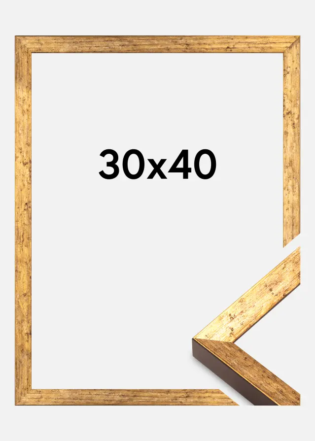 Jämtlands Ramfabrik Kader Dune Acrylglas Goud 30x40 cm