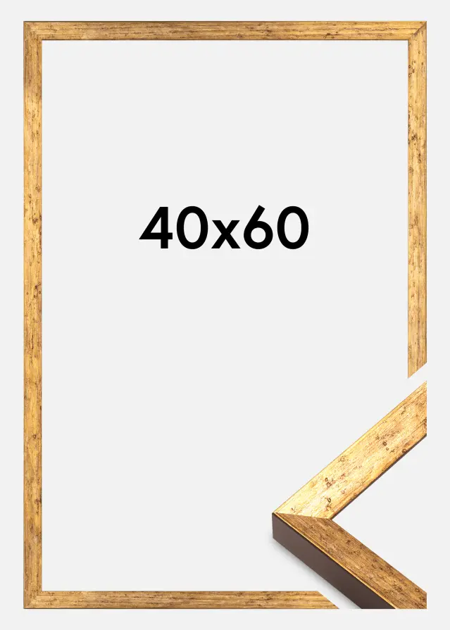 Jämtlands Ramfabrik Kader Dune Acrylglas Goud 40x60 cm