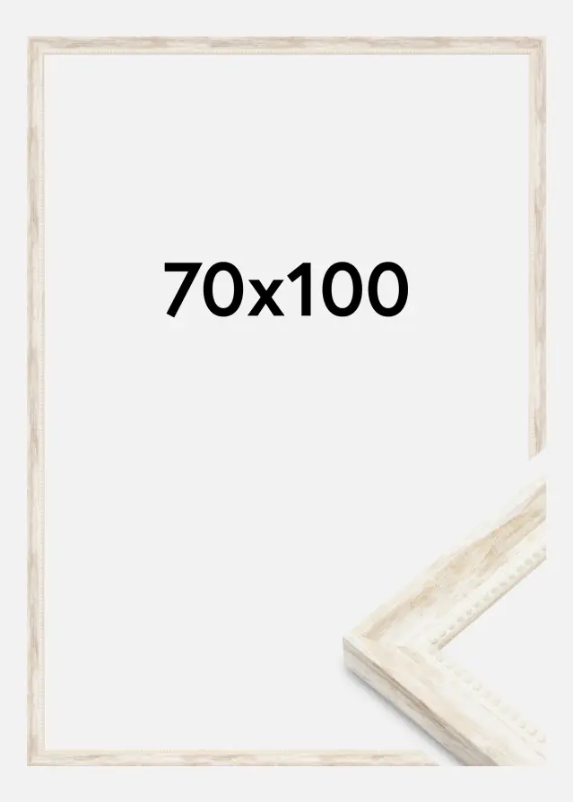 Jämtlands Ramfabrik Kader Soledad Acrylglas Wit 70x100 cm