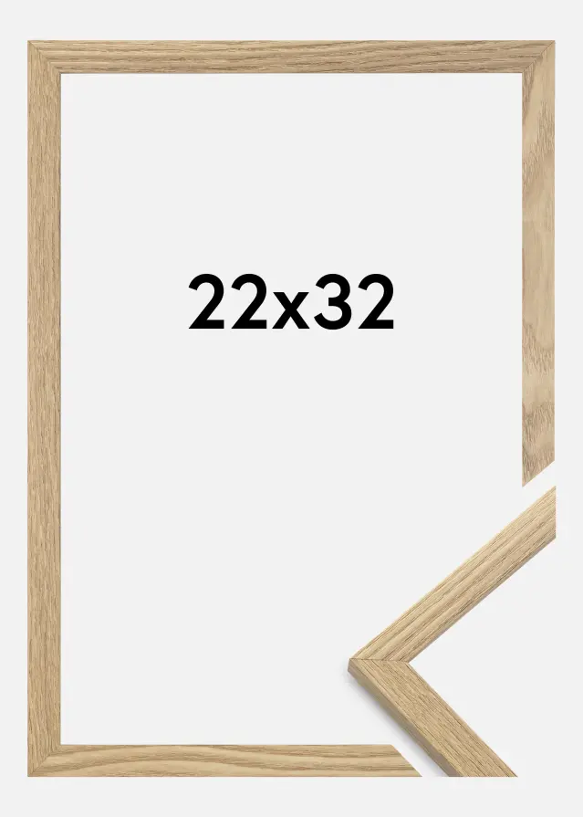 BGA Kader Trendy Acrylglas Eikenhout 22x32 cm