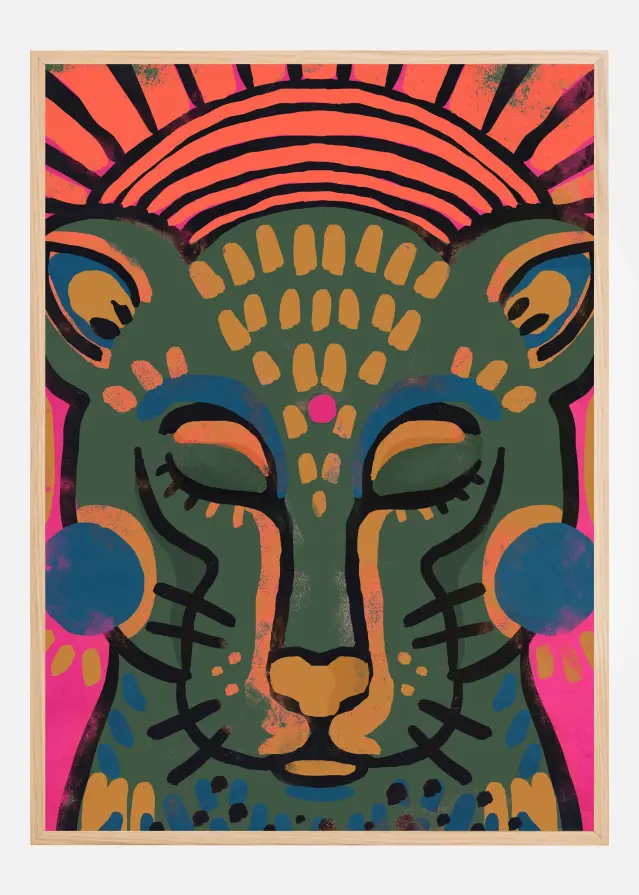 Bildverkstad Tiger (Colored Version) Poster