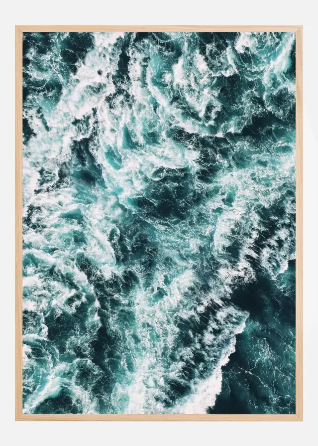 Bildverkstad Rough Sea Poster