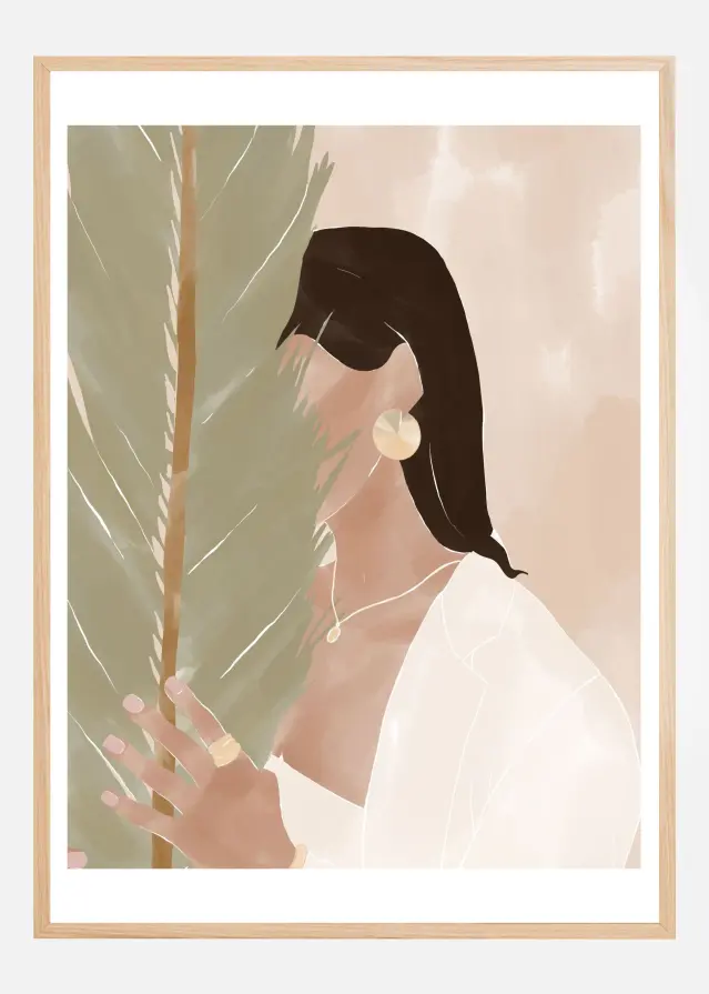 Bildverkstad Plant Girl Poster
