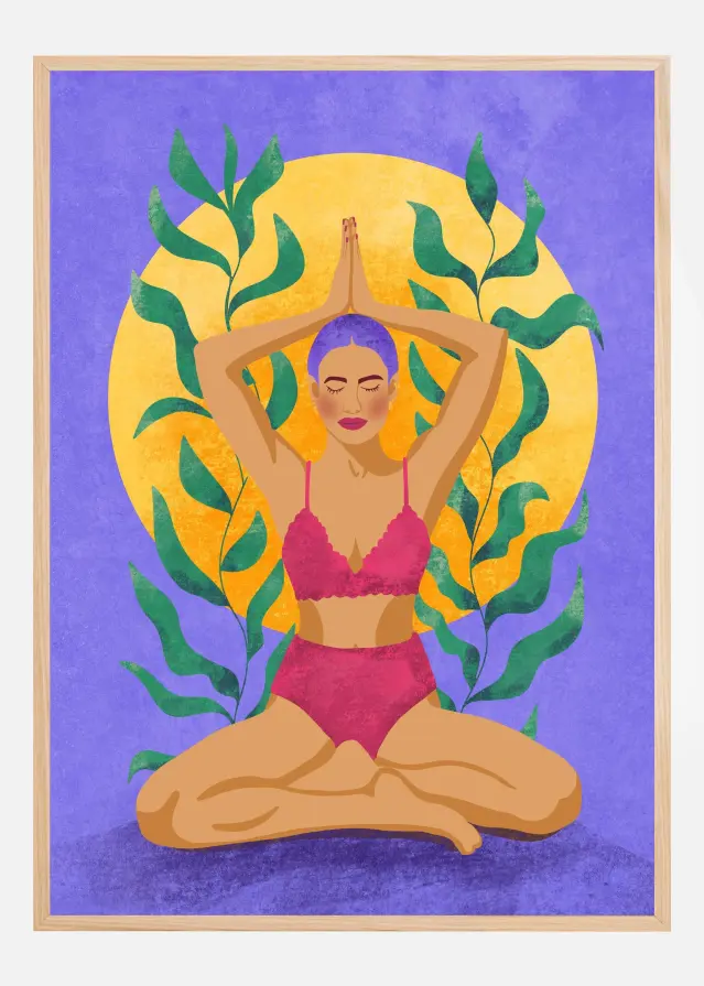 Bildverkstad Meditation Poster