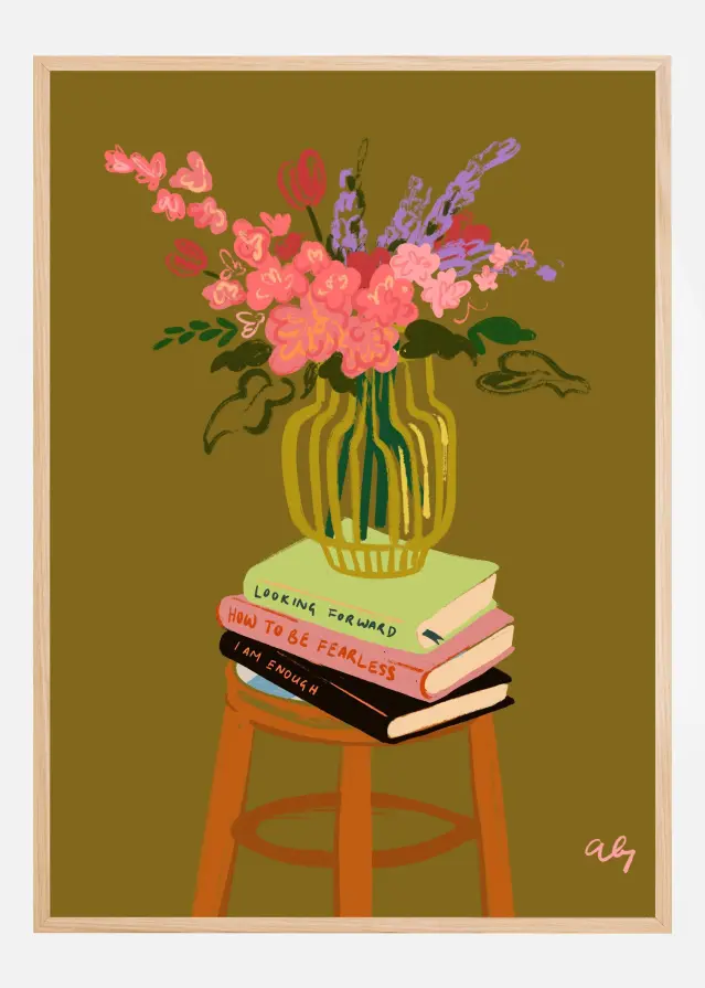 Bildverkstad Floral Vase Poster