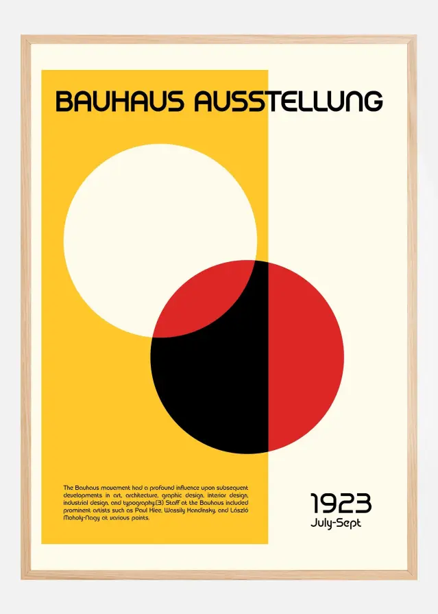 Bildverkstad Bauhaus Ausstellung Poster