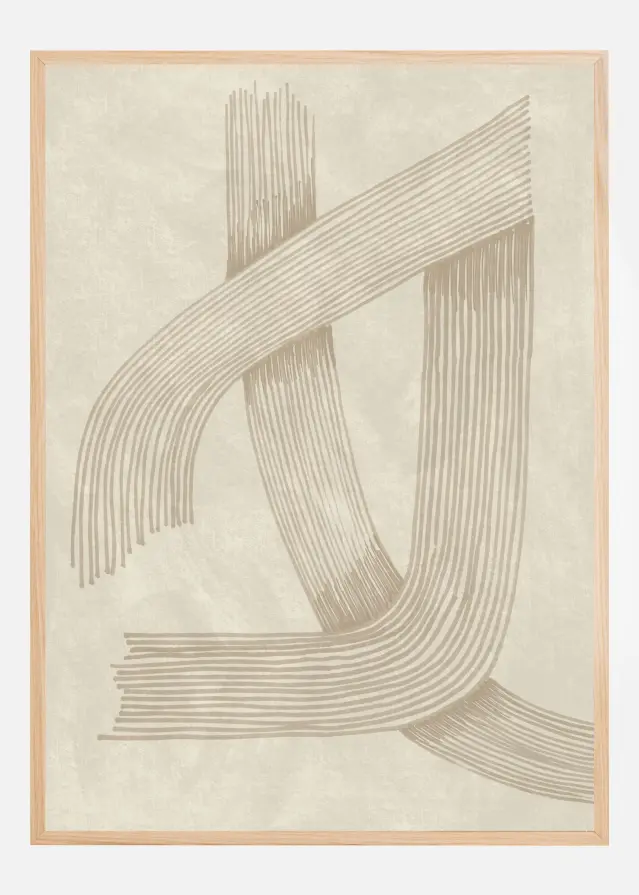 Bildverkstad Abstract Sophisticated Line 01 Poster